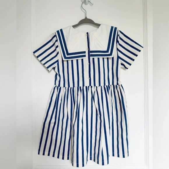 knee length dresses for ladies Miss Circle Women's Calliope Navy Sailor Pleated Mini Dress main image 0